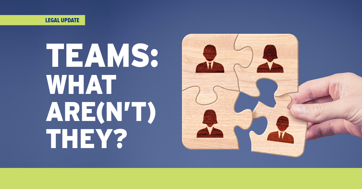 Real estate brokerage teams are clearly here to stay. Some are big. Some are smaller. They are different things to different companies. No matter how many teammates, or what size the team is, to the extent that they contain licensees, they must comply with the Illinois Real Estate License Act (Act) and the Illinois Real Estate License Act Rules (Rules).