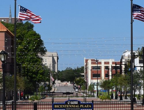 About the Flags – and the Lights – on Bicentennial Plaza