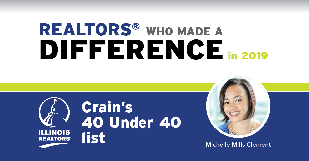 Crain’s Chicago Business 40 Under 40 – Michelle Mills Clement