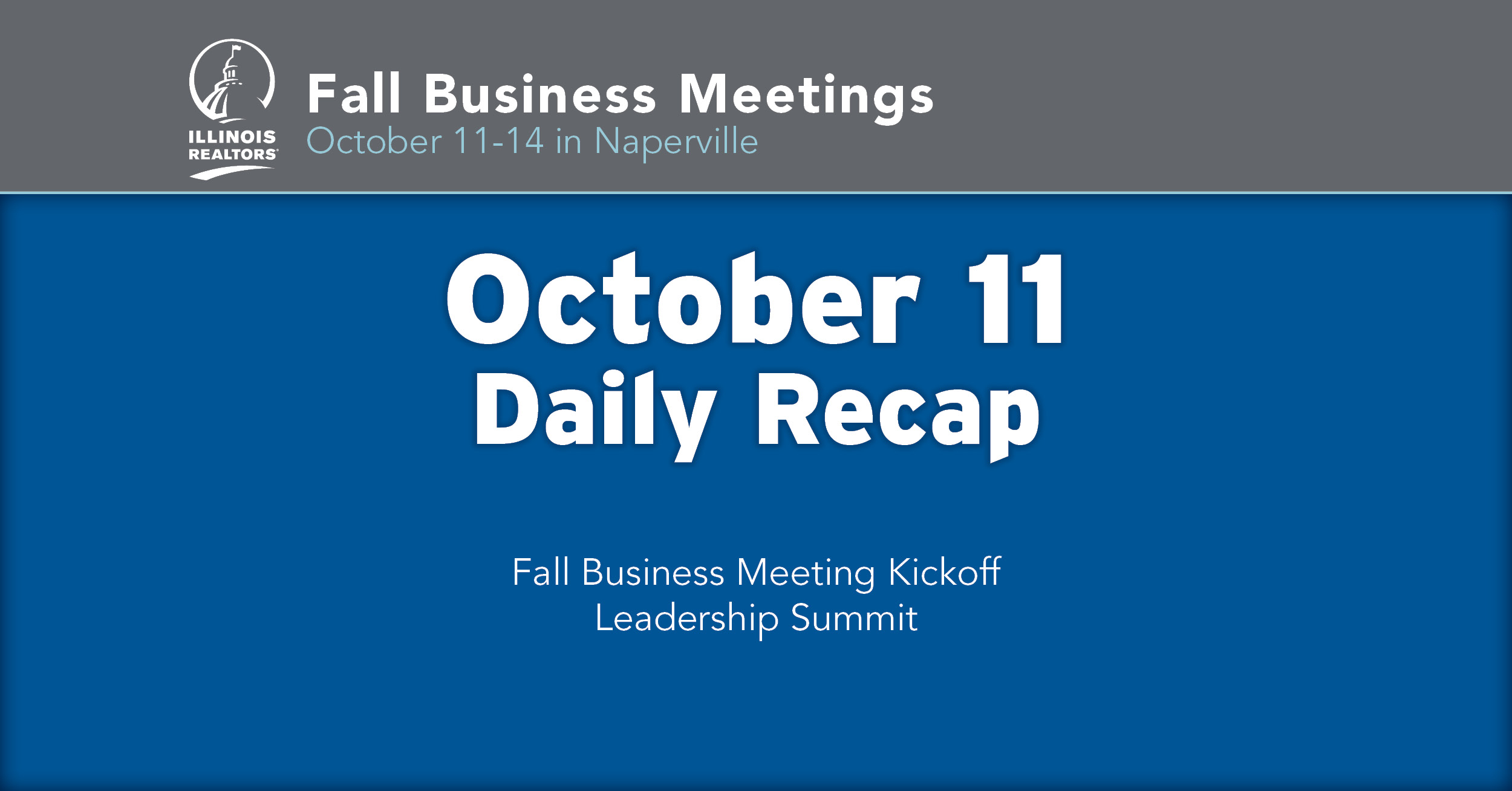 Fall Business Meetings Recap: Monday, Oct. 11