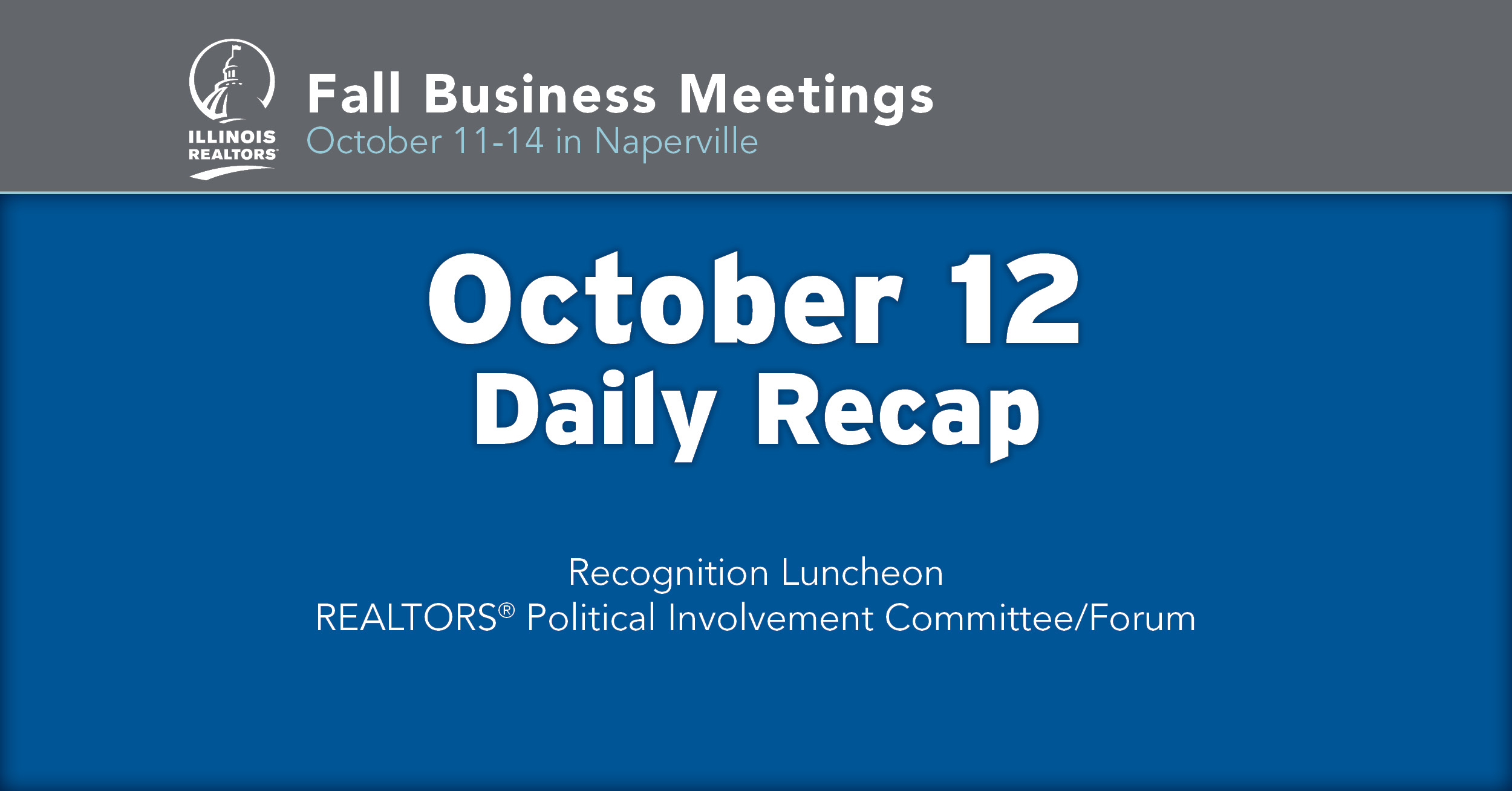 Fall Business Meetings Recap: October 12