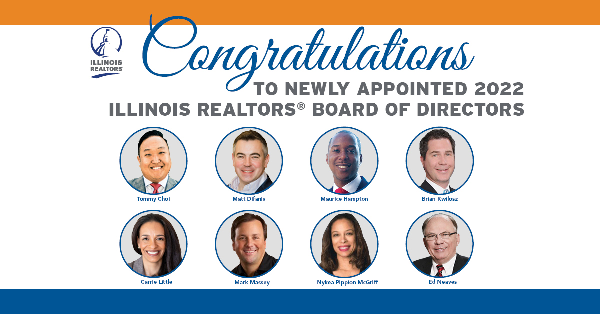 Congratulations Incoming Board of Directors