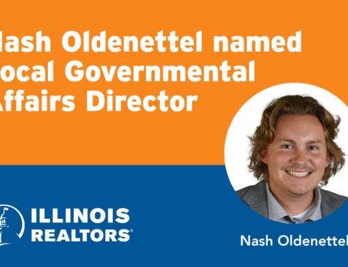 Nash Oldenettel named Local Governmental Affairs Director for Illinois REALTORS®